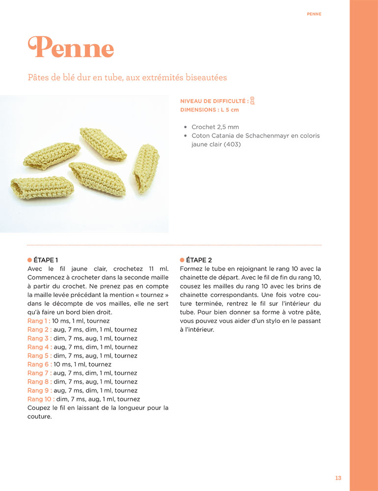 Délices d’Italie au crochet