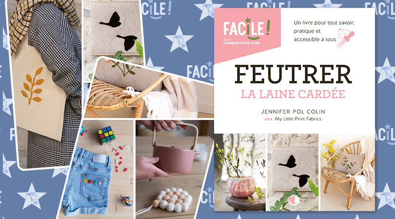 Feutrer la laine cardée