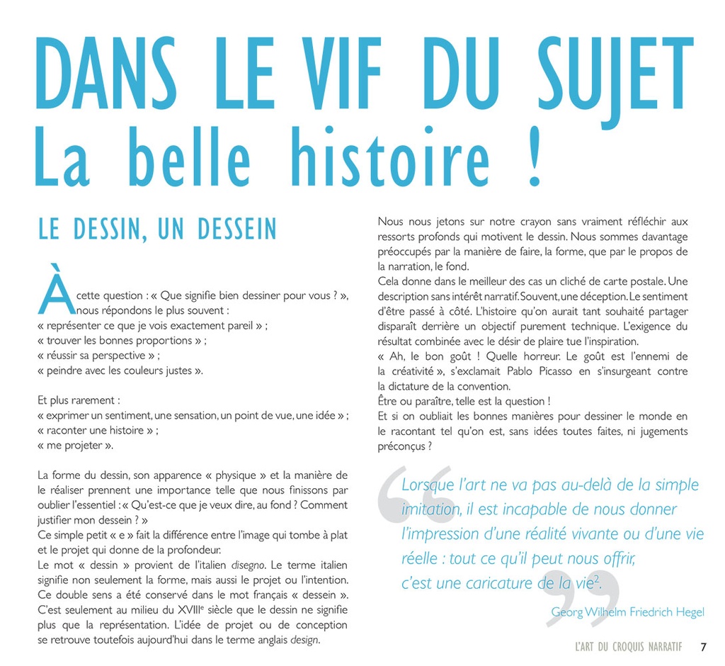 L'art du croquis narratif