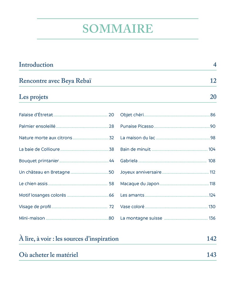 Le pastel avec Beya Rebai