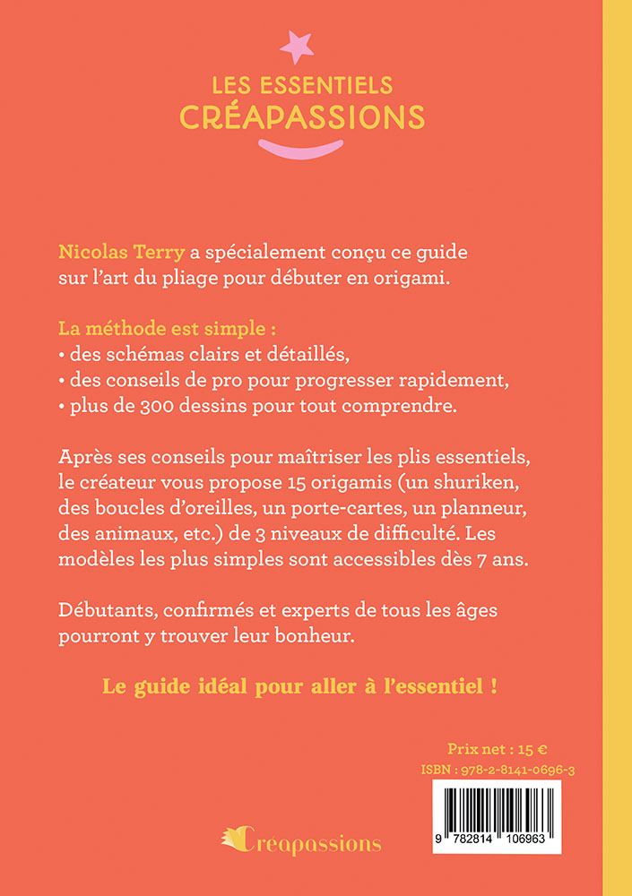 Les essentiels Créapassions : origami