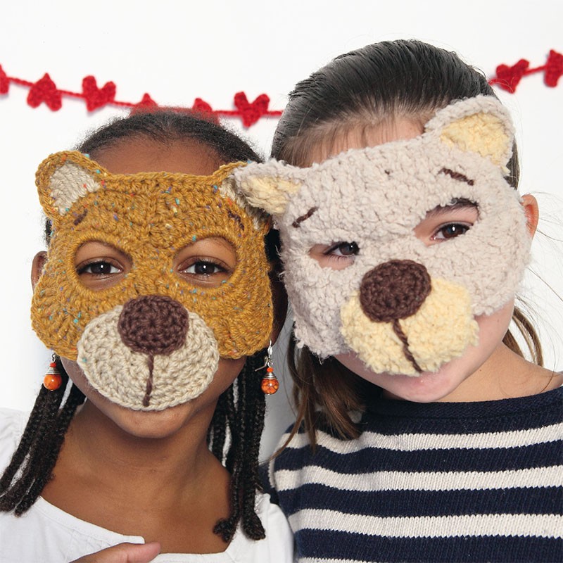Masques au crochet pour les enfants - Image 1