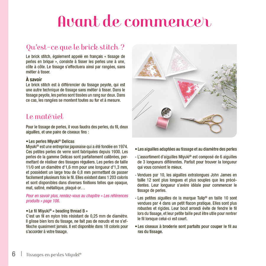 Petites créations en tissages de perles Miyuki (nouvelle édition)