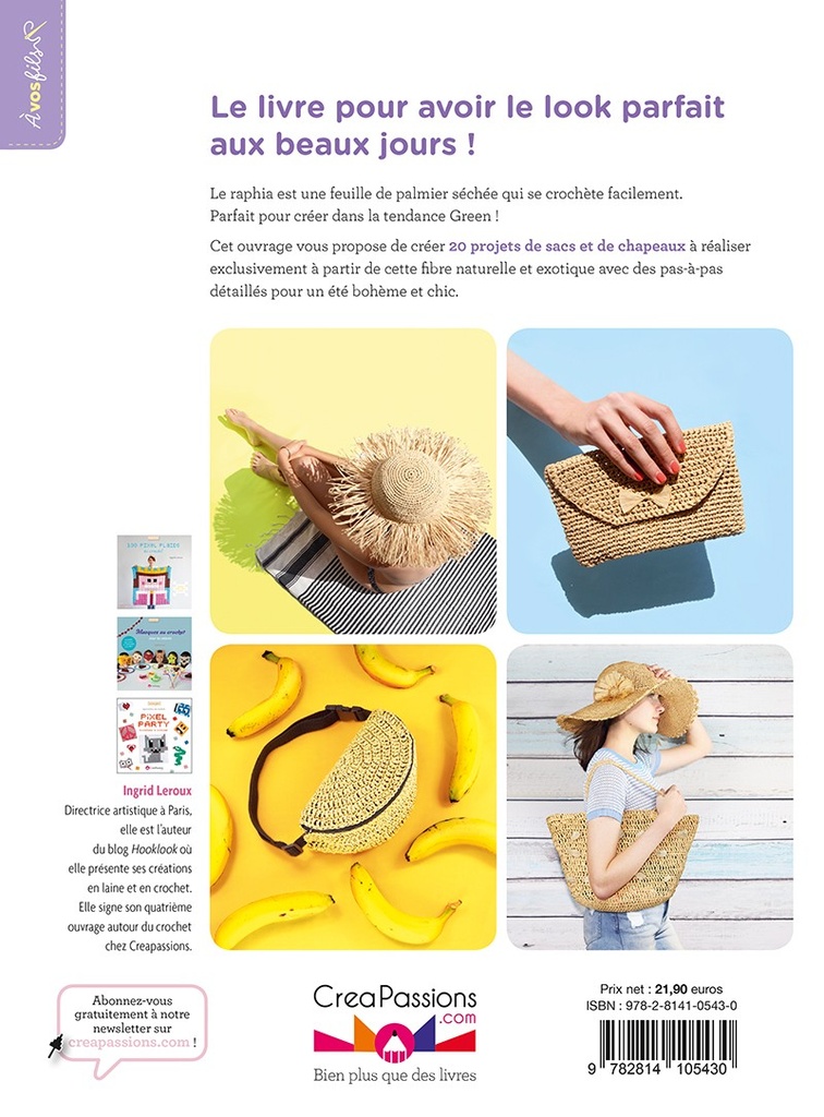 Sacs et chapeaux à crocheter en raphia - Image 1