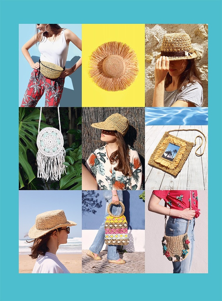 Sacs et chapeaux à crocheter en raphia - Image 2