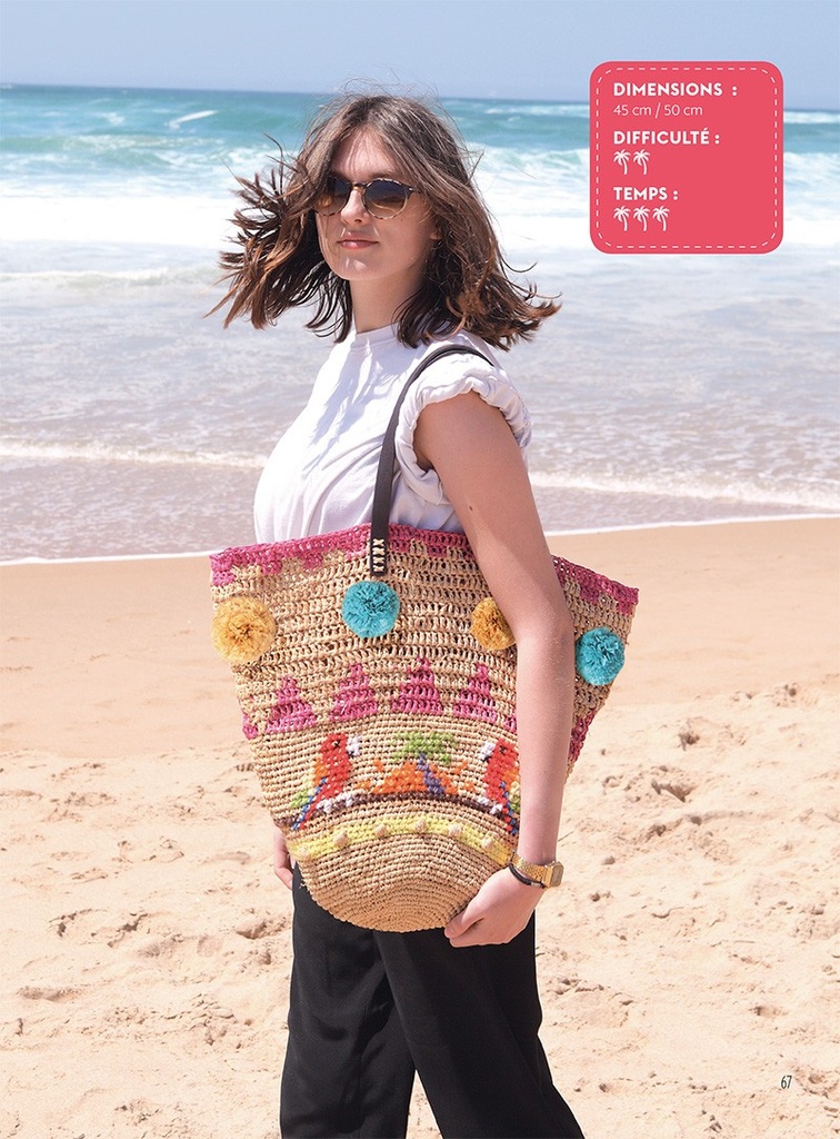 Sacs et chapeaux à crocheter en raphia - Image 9