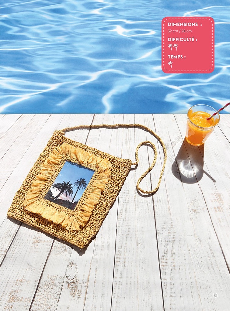 Sacs et chapeaux à crocheter en raphia - Image 11