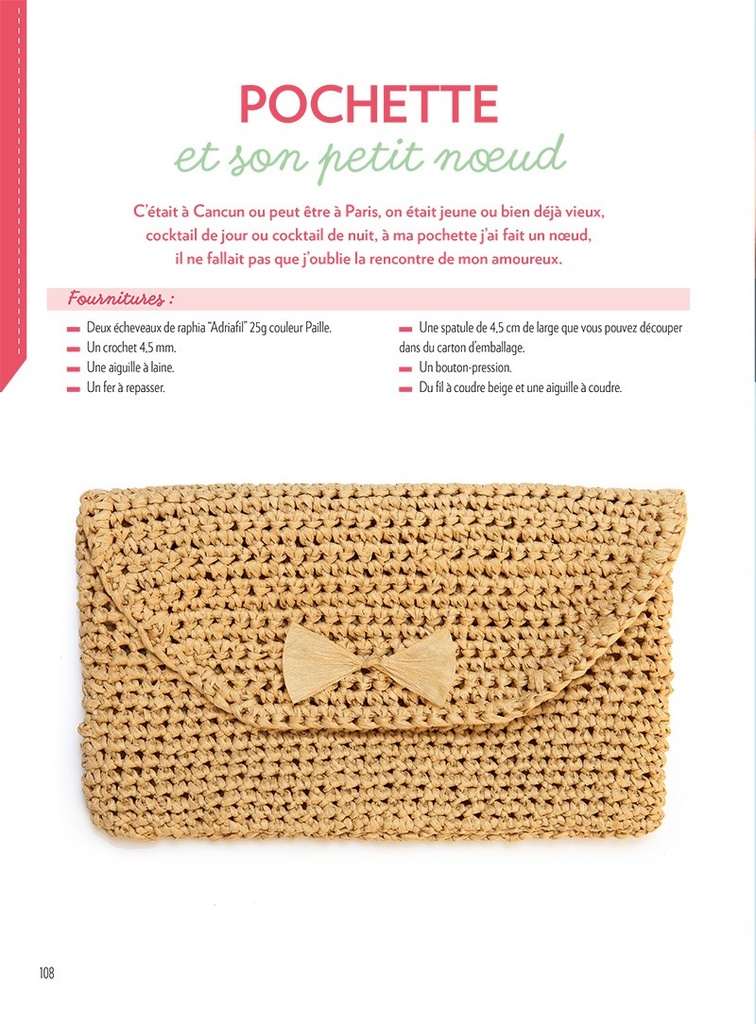 Sacs et chapeaux à crocheter en raphia - Image 12