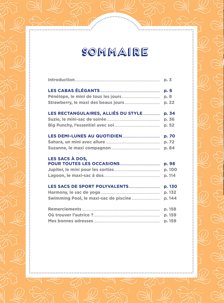 12 mini et maxi sacs assortis