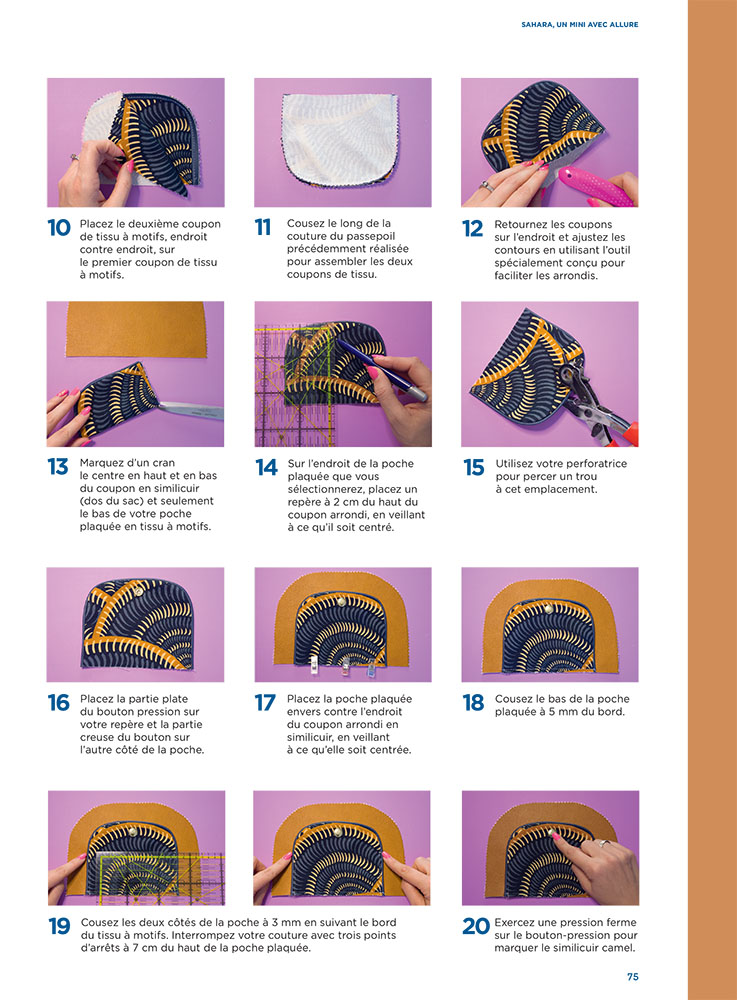 12 mini et maxi sacs assortis