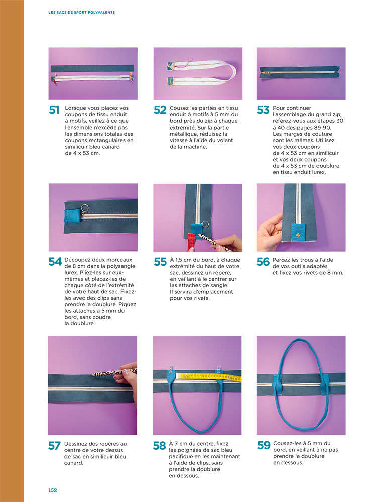 12 mini et maxi sacs assortis