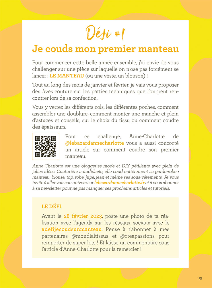 Agenda Couture 2023 Gaël Cuvier