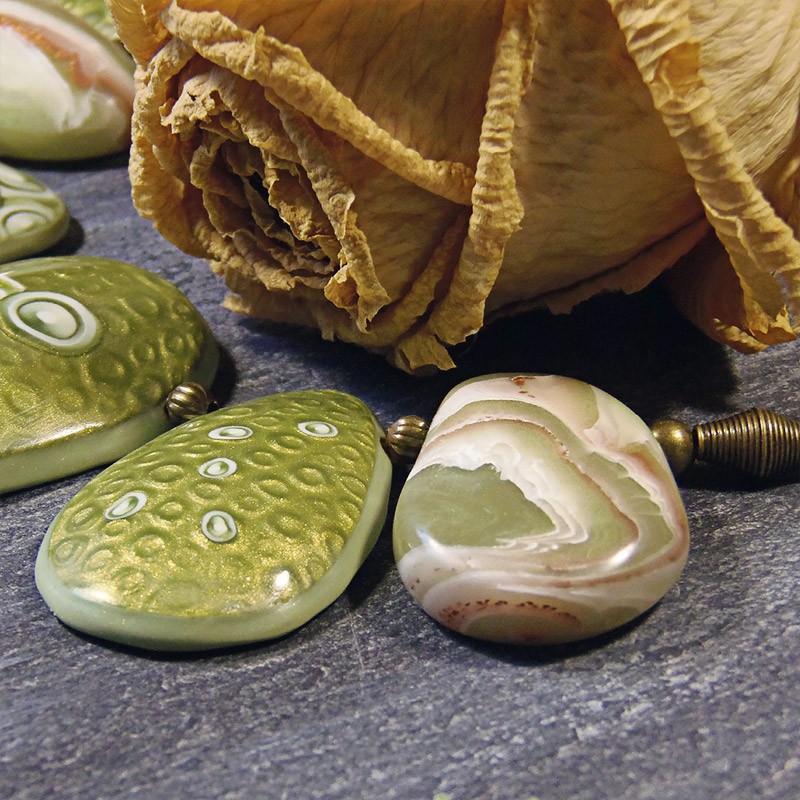 Bijoux en pâte polymère : effets de matières (deuxième édition) - Image 6