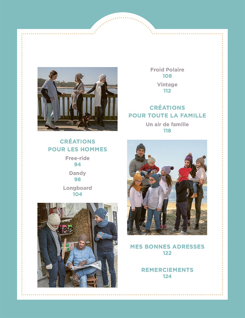 Bonnets, écharpes, snoods et compagnie