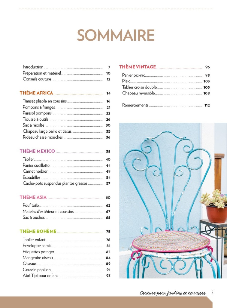 Couture pour jardins & terrasses - Image 3