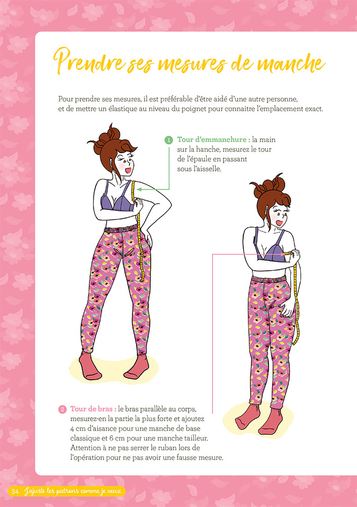 J'adapte mes patrons comme je veux ! Manches et poignets